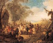 Pater, Jean-Baptiste Stopping at an Inn France oil painting reproduction